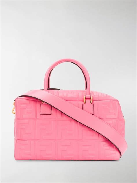 fendi pink bag|fendi pink leather boston bag.